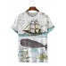 Men's Nautical & Whale Short Sleeve T-Shirt